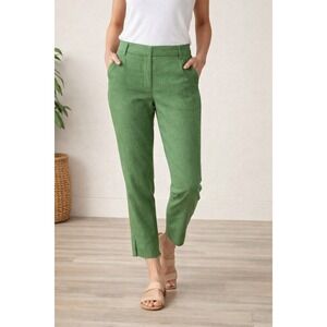 J. Jill Green Cropped Ankle Pants